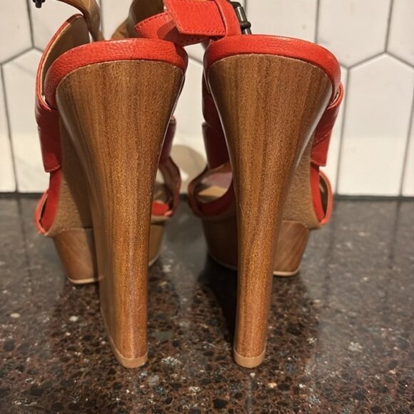 Nine West womens high heelcorral size 5 - Picture 4 of 7